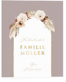 Stammbuch A4 "Blumenbogen"