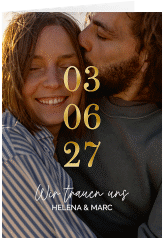 Einladung Hochzeit "You and Me"