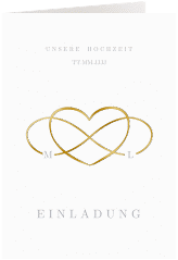 Klick: Details zu Einladungskarte Hochzeit "Infinity" anzeigen Einladungskarte Hochzeit "Infinity"