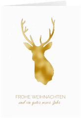 Klick: Details zu Business-Weihnachtskarte "Deer" anzeigen Business-Weihnachtskarte "Deer"