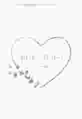 Einladungskarte Hochzeit "Greenheart"