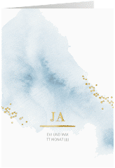 Einladungskarte Hochzeit "Pastell"
