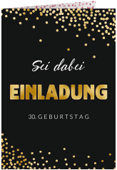 Klick: Details zu Einladung Geburtstag "Glitzer" anzeigen Einladung Geburtstag "Glitzer"