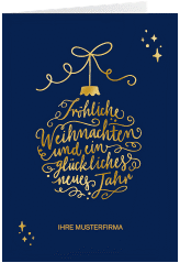 Klick: Details zu Business-Weihnachtskarte "Lichterglanz" anzeigen Business-Weihnachtskarte "Lichterglanz"