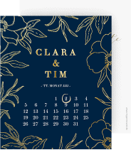 Klick: Details zu Save the Date-Kalenderblatt "Contour" anzeigen Save the Date-Kalenderblatt "Contour"
