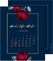 Klick: Details zu Save the Date-Kalenderblatt "Peonies" anzeigen Save the Date-Kalenderblatt "Peonies"