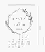 Save the Date-Kalenderblatt "Herbarium"
