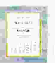 Save the Date-Kalenderblatt "Marble"