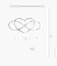 Save the Date-Kalenderblatt "Infinity"