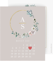 Klick: Details zu Save the Date-Kalenderblatt "Symphonie" anzeigen Save the Date-Kalenderblatt "Symphonie"