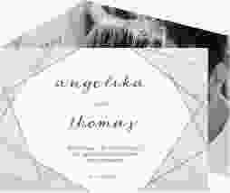 Hochzeitseinladung "Asymmetry"