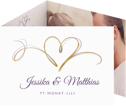 Hochzeitseinladung "Envie"