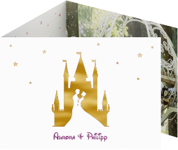 Hochzeitseinladung "Castle"