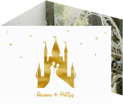 Klick: Details zu Hochzeitseinladung "Castle" anzeigen Hochzeitseinladung "Castle"