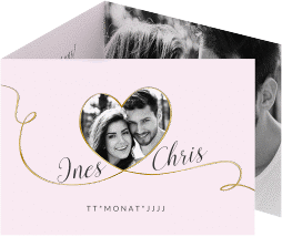 Hochzeitseinladung "Dolce"