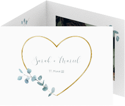 Klick: Details zu Hochzeitseinladung "Greenheart" anzeigen Hochzeitseinladung "Greenheart"