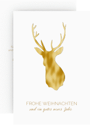 Klick: Details zu Geschäftliche Weihnachtskarte "Deer" anzeigen Geschäftliche Weihnachtskarte "Deer"