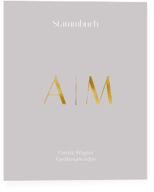Stammbuch A4 "Clean Initial"