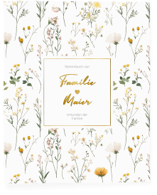 Klick: Details zu Stammbuch A4 "Blumenwiese" anzeigen Stammbuch A4 "Blumenwiese"