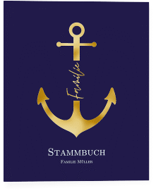 Stammbuch A4 "Familienanker"
