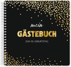 Gästebuch Geburtstag Glitzer