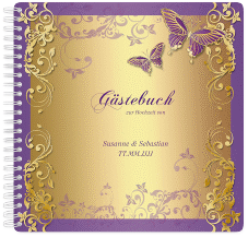 Klick: Details zu Gästebuch Hochzeit "Toulouse" anzeigen Gästebuch Hochzeit "Toulouse"