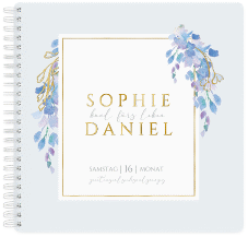 Gästebuch Hochzeit "Blauregen"