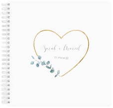Klick: Details zu Gästebuch Hochzeit "Greenheart" anzeigen Gästebuch Hochzeit "Greenheart"
