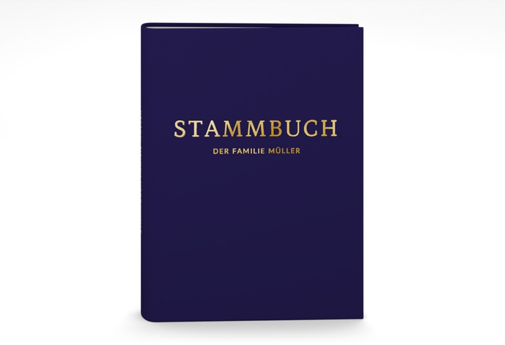 Stammbuch A5 Standesamt Stammbuch A5 blau gold