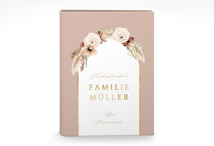Stammbuch A5 Blumenbogen Stammbuch A5 rosa gold