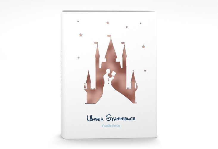 Stammbuch A5 Castle Stammbuch A5 blau rosegold