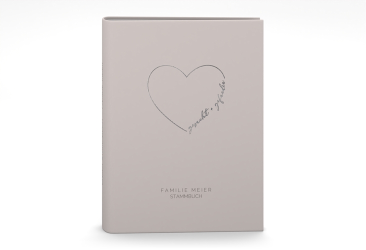 Stammbuch A5 Lebenstraum Stammbuch A5 grau silber