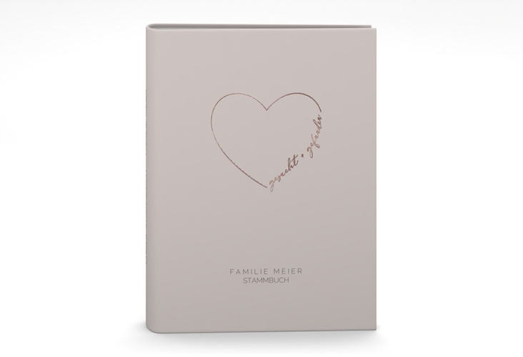 Stammbuch A5 Lebenstraum Stammbuch A5 grau rosegold