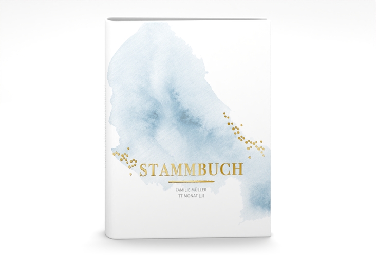 Stammbuch A5 Pastell Stammbuch A5 blau gold