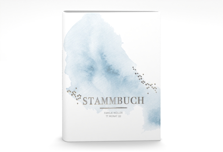 Stammbuch A5 Pastell Stammbuch A5 blau silber