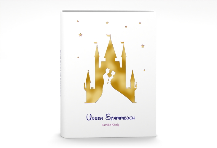 Stammbuch A5 Castle Stammbuch A5 lila gold