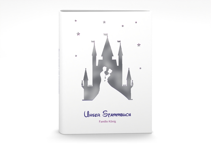Stammbuch A5 Castle Stammbuch A5 lila silber