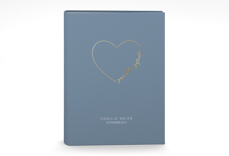 Stammbuch A5 Lebenstraum Stammbuch A5 blau gold