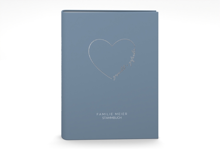Stammbuch A5 Lebenstraum Stammbuch A5 blau silber