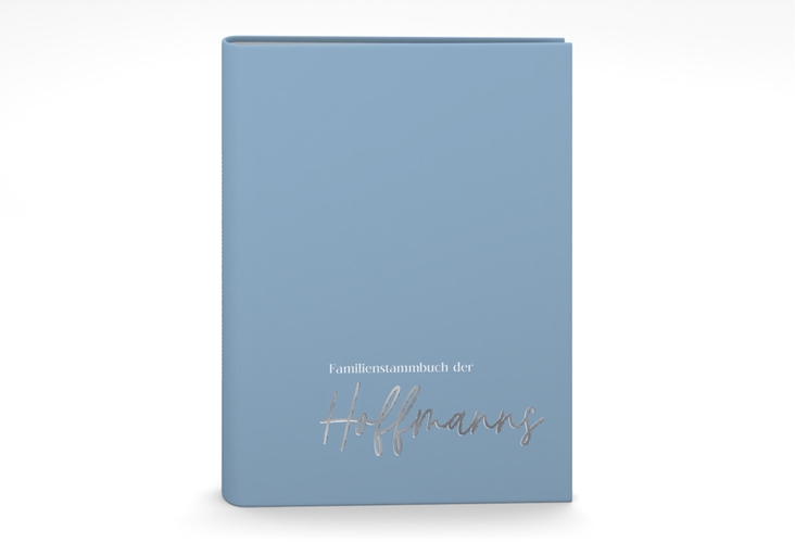 Stammbuch A5 Simple Clean Stammbuch A5 blau silber