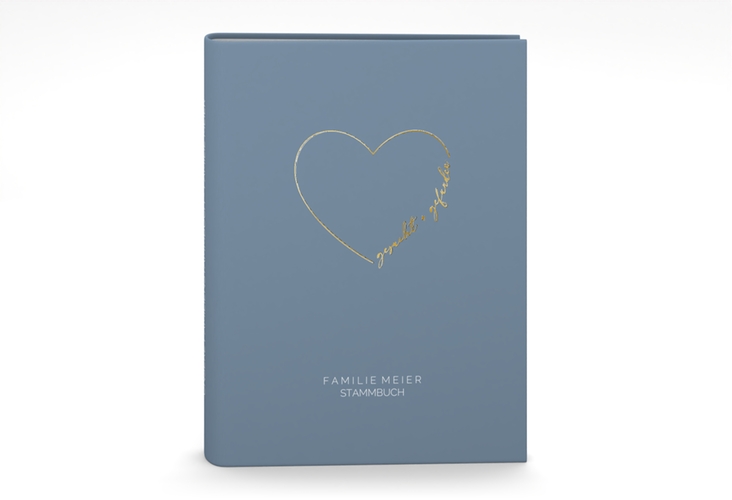 Stammbuch A5 Lebenstraum Stammbuch A5 blau gold