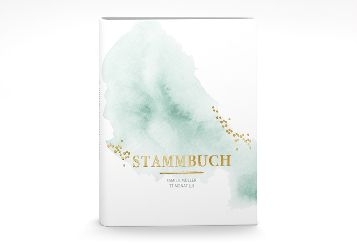 Stammbuch A5 Pastell Stammbuch A5 mint gold