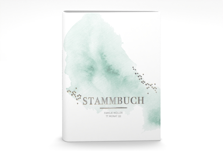 Stammbuch A5 Pastell Stammbuch A5 mint silber