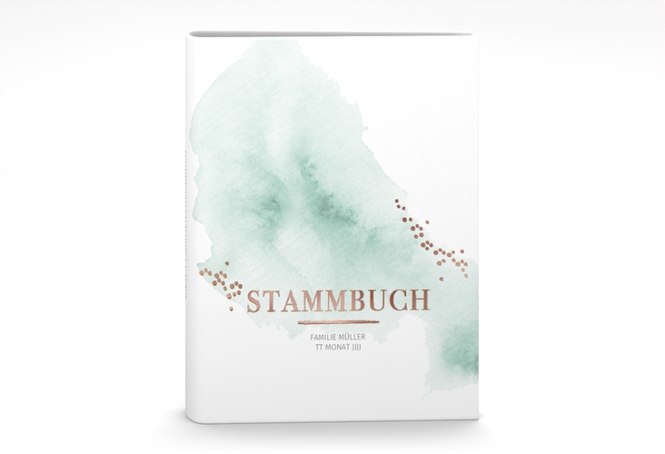 Stammbuch A5 Pastell Stammbuch A5 mint rosegold