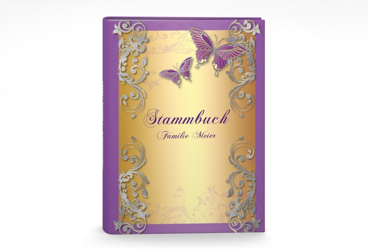 Stammbuch A5 Toulouse Stammbuch A5 lila silber