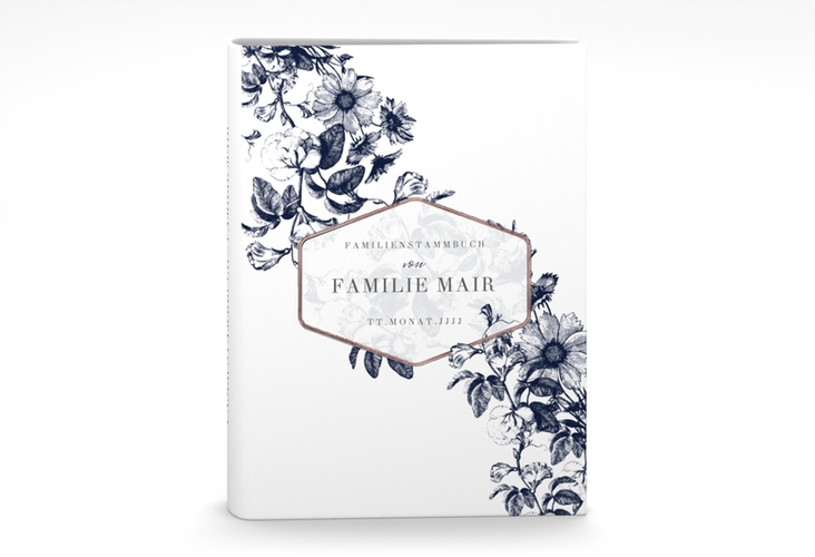 Stammbuch A5 Magnificent Stammbuch A5 blau rosegold