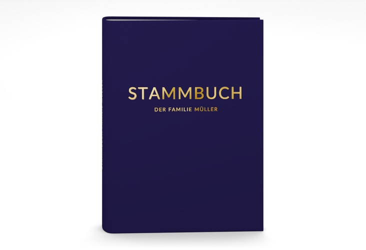 Stammbuch A5 Standesamt Stammbuch A5 blau gold