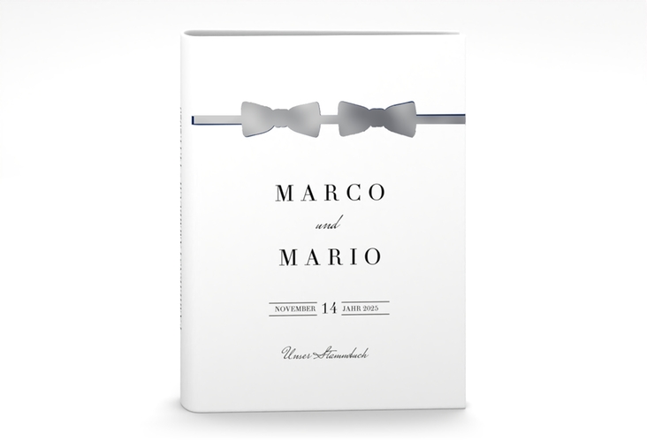 Stammbuch A5 Suits Stammbuch A5 blau silber