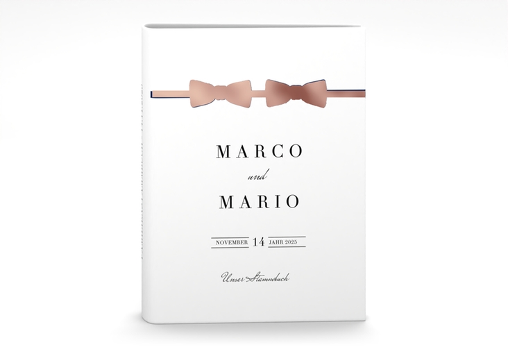 Stammbuch A5 Suits Stammbuch A5 blau rosegold