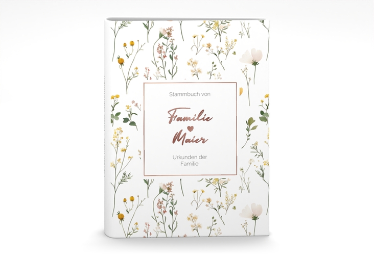 Stammbuch A5 Blumenwiese Stammbuch A5 bunt rosegold